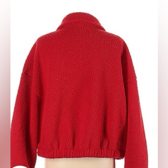 Old navy oversized full zip Sherpa pullover for women size small - Picture 3 of 6